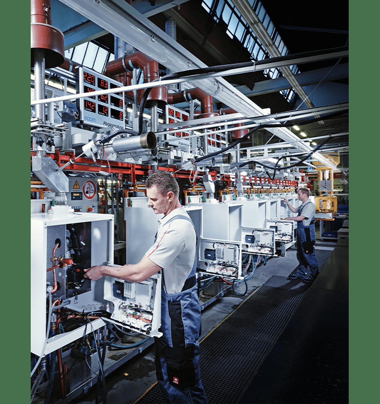 BDR Thermea production line for heating installations